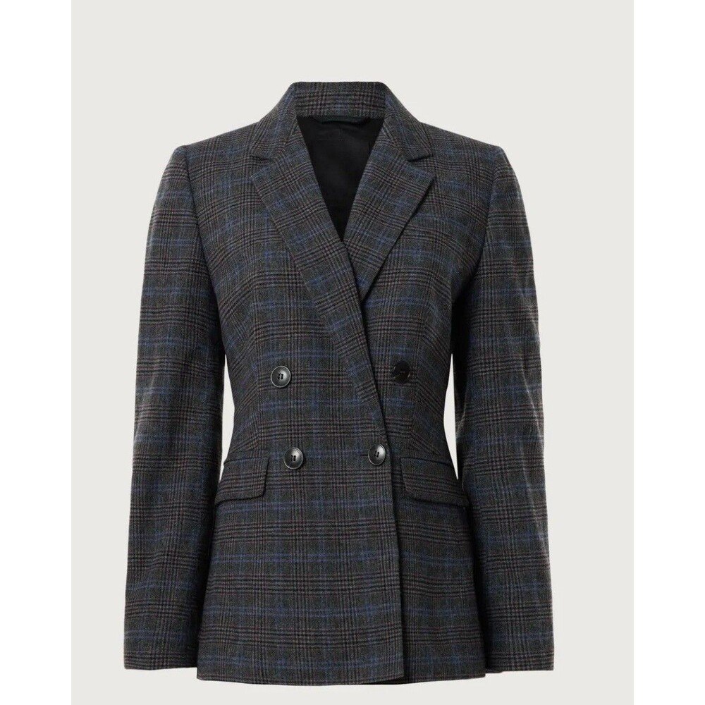 Madewell Blazer Women’s Plaid Rosedale Italian Fabric Wool Blend Jacket Sz 00